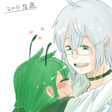 Touhou- Green hair in one hour RinnosukeXWriggle (Junda)