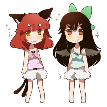 Orin & Okuu dressing (Pote (Aonibi Kairou))
