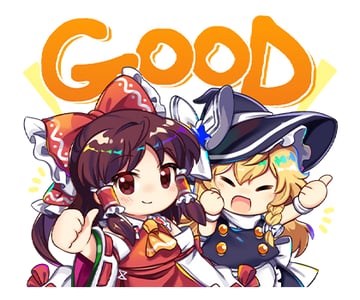 Touhou LostWord - Sticker Set (Rotte 1109)