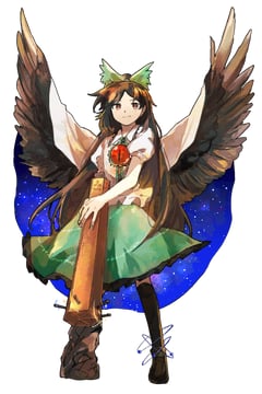 霊烏路空 立ち絵 (Uninosono)