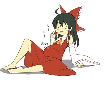 Full-bellied Reimu (hiroya juuren)