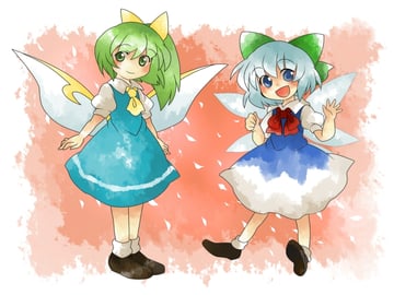 Cirno & Daiyousei (Hammer (Sunset Beach))