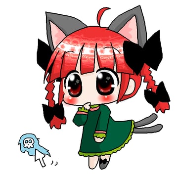 Catgirl vs. mouse cursor (annyui)