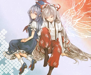 MokouKeine short comic (nakatani nio)